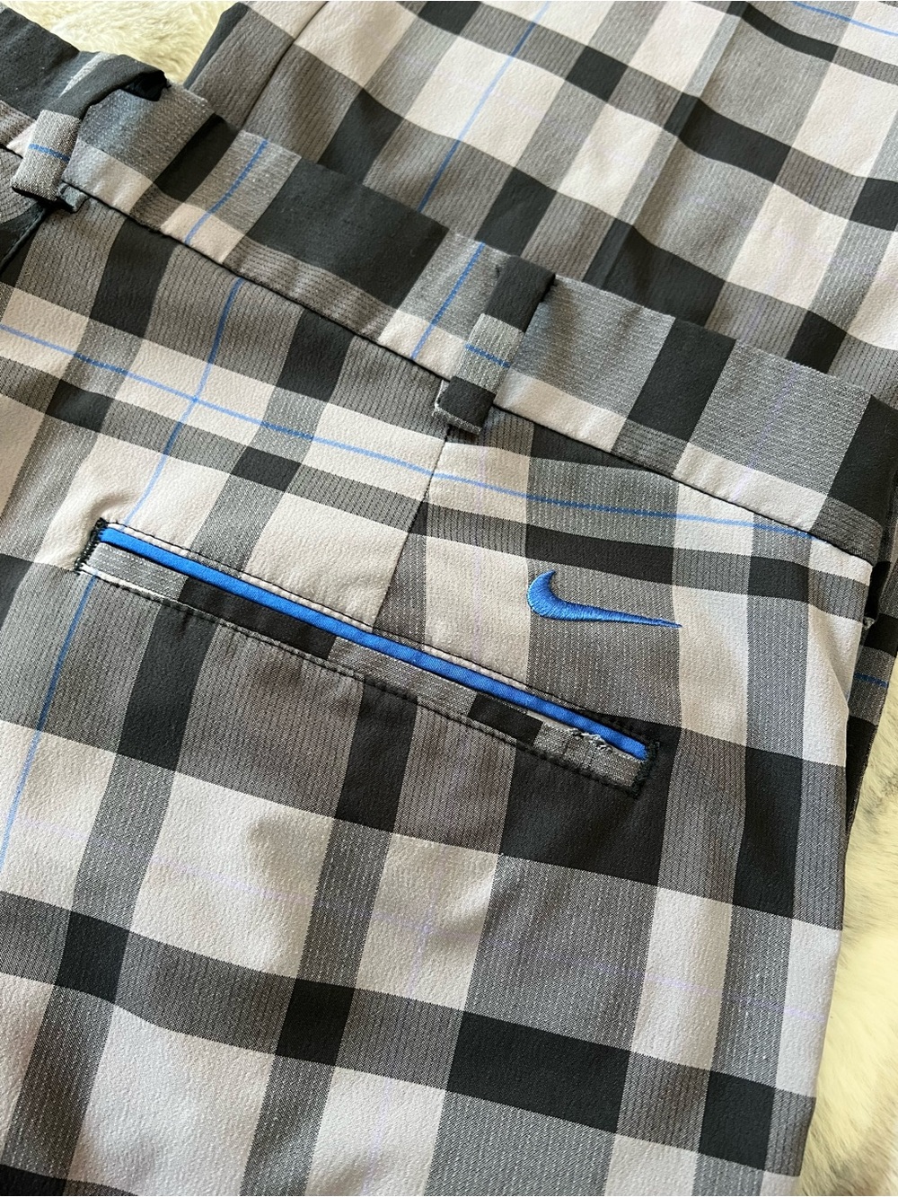 Nike Plaid Men's Golf Tour Performance Dri-Fit Pants